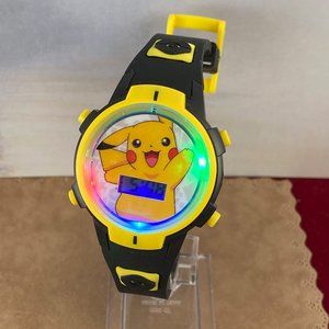 Pokémon Unisex Children's LCD Watch with Flashing Icon and Dial in Red - POK4204WM